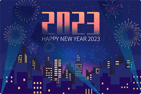 Wish you a happy New Year's Day!
